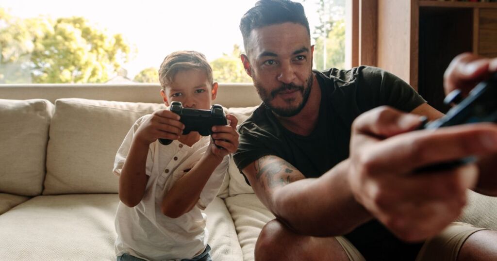 father son gaming